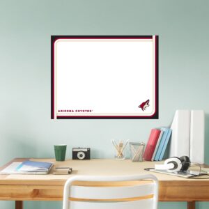 Arizona Coyotes: Dry Erase Whiteboard - X-Large Officially Licensed NHL Removable Wall Decal XL by Fathead | Vinyl