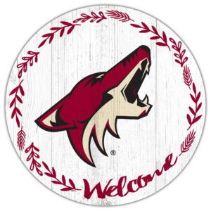 Arizona Coyotes 12" Welcome Circle Sign