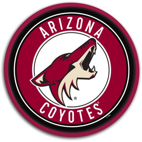 Arizona Coyotes 17.5'' x 17.5'' Modern Disc Wall Sign