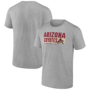 Men's Fanatics Branded Heathered Gray Arizona Coyotes Jet Speed T-Shirt