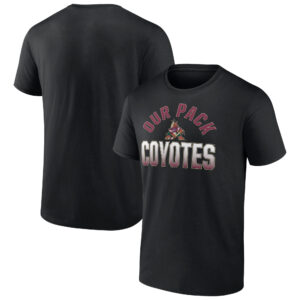Men's Fanatics Branded Black Arizona Coyotes Open Net T-Shirt