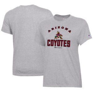 Women's Champion Heather Gray Arizona Coyotes Core T-Shirt