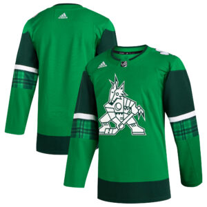 Men's adidas Kelly Green Arizona Coyotes 2023 St. Patrick's Day Primegreen Authentic Jersey